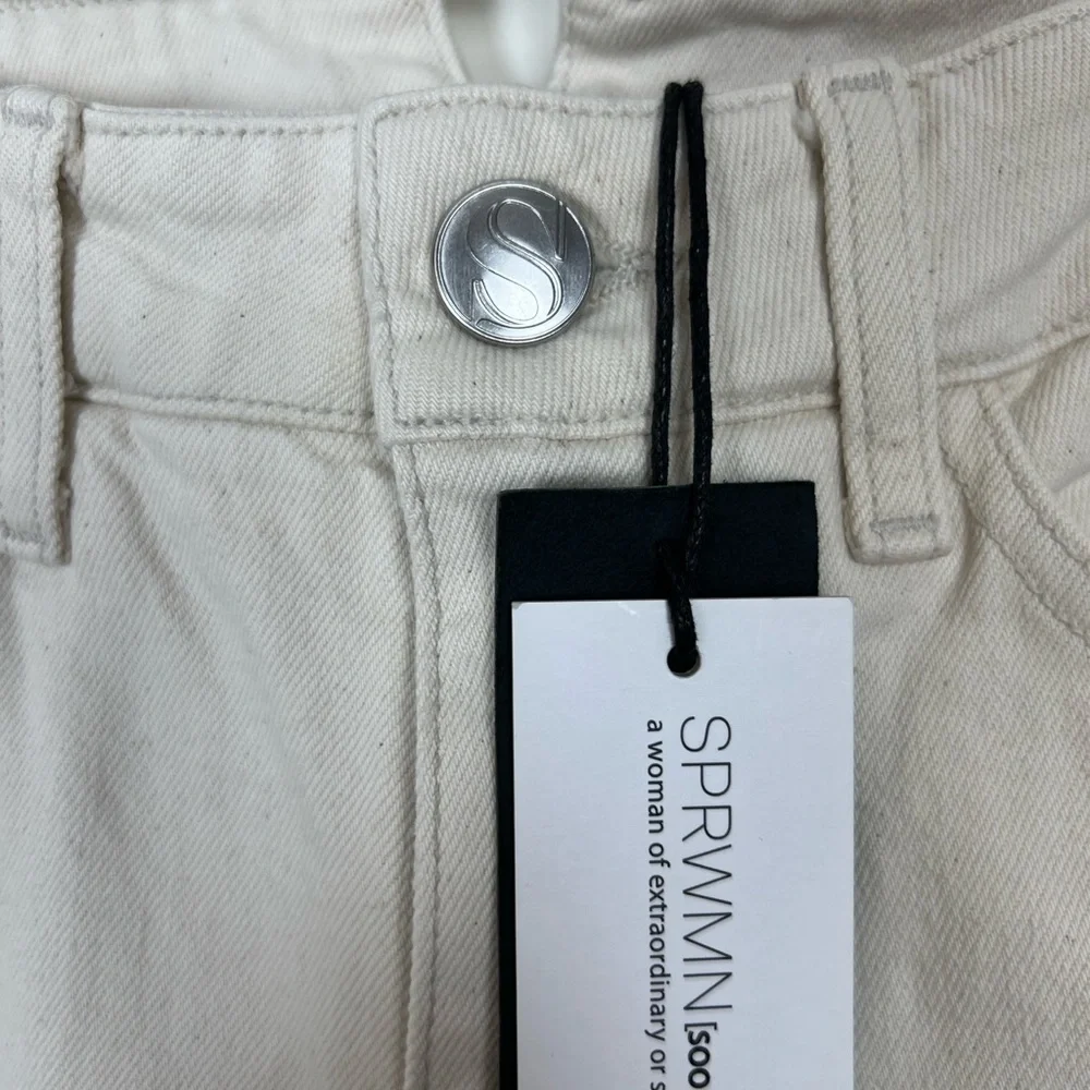 NWT SPRWMN x Revolve Micro Flare Denim Jeans - Picture 7 of 11